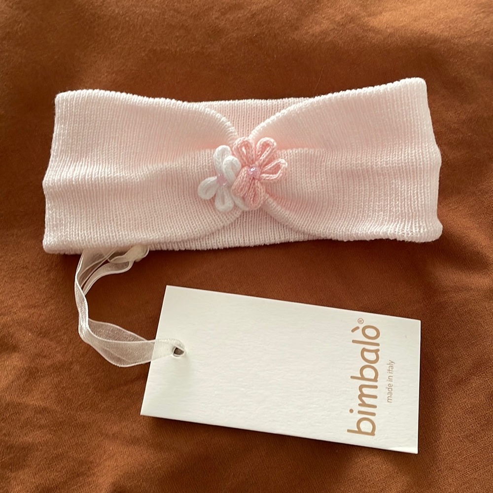 Bimbalò Pink Headband 1 month